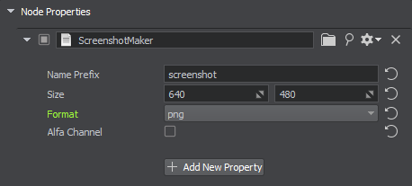 Component assigned as a property in the Editor
