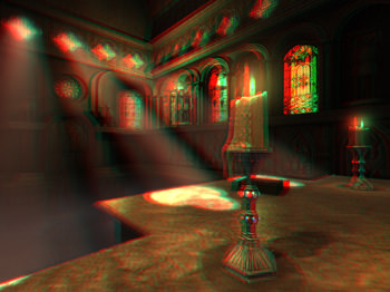 Anaglyph stereo mode