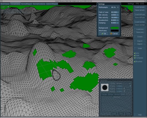 New TerrainEditor with support of holes