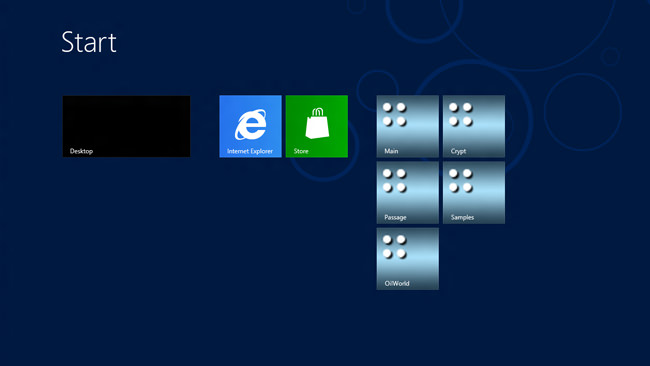 Metro-style Unigine applications in Windows 8