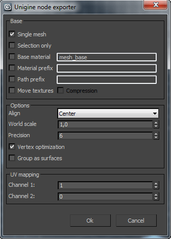 Export into a node from 3ds Max