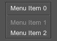 menubox widget
