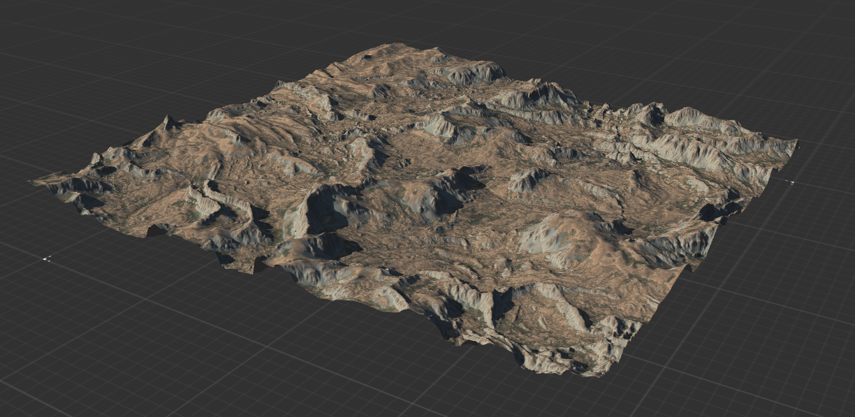 Terrain in Quadspinner Gaea