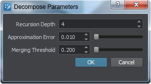 Autogeneration parameters