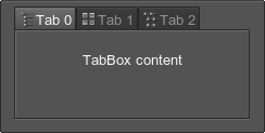 Tabs with icons
