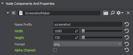 Component assigned in the Editor