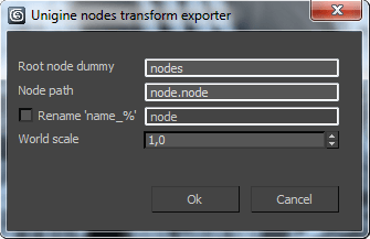 Export identical objects into a node from 3ds Max