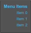 Vertical menu